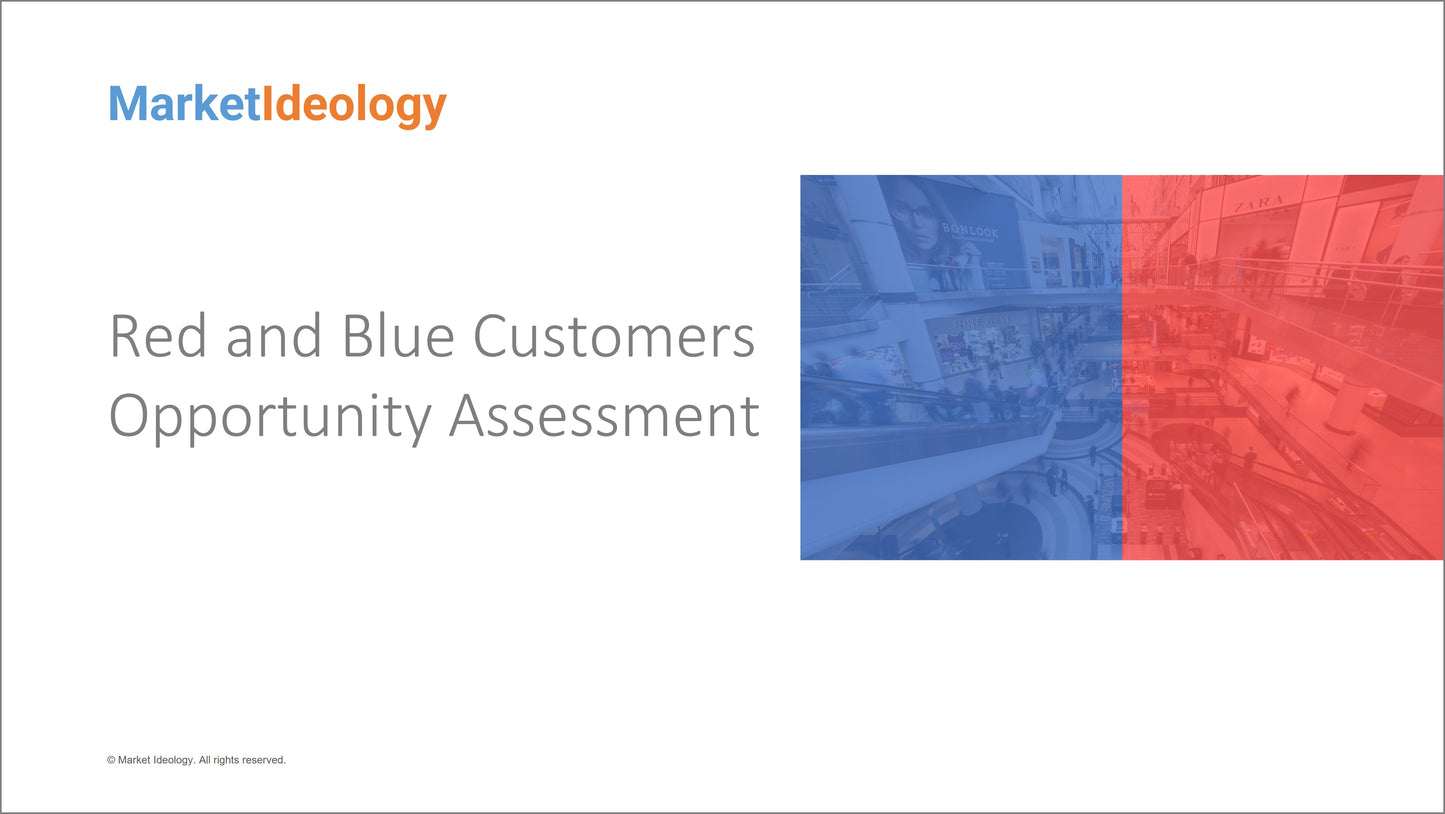 Red and Blue Customers Opportunity Assessment
